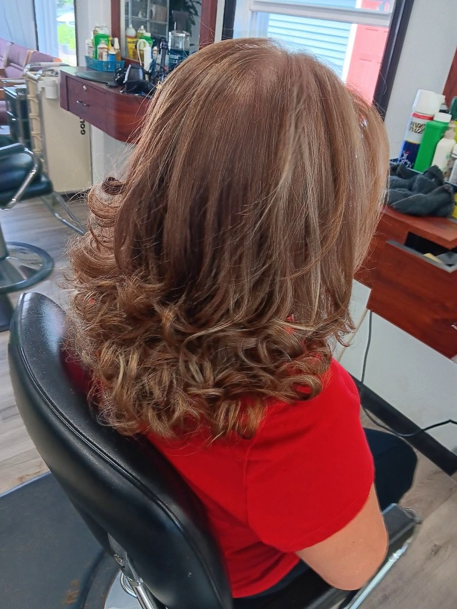 Curly blow-out